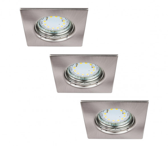 Rabalux 1054 - PACK 3xLED Oświetlenie wpuszczane LITE 3xGU10-LED/3W/230V