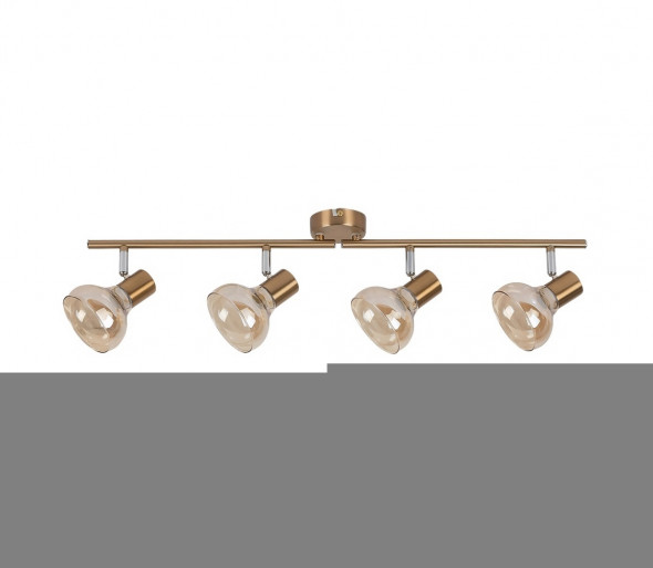 Rabalux 5550 - Oświetlenie punktowe HOLLY 4xE14/40W/230V złoty
