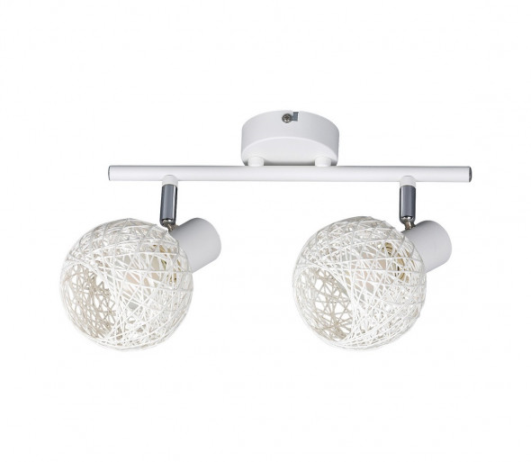 Rabalux 5618 - Oświetlenie punktowe sufitowe HAZEL 2xE14/15W/230V