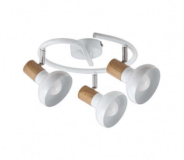 Rabalux 5946 - Oświetlenie punktowe HOLLY 3xE14/40W/230V biały
