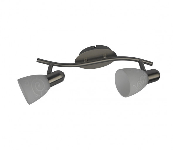 Rabalux 6636 - Oświetlenie punktowe HARMONY LUX 2xE14/40W/230V