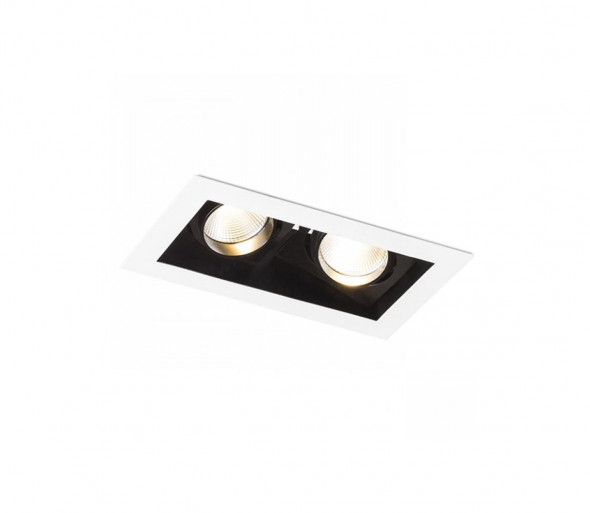 RED - Design Rendl - R12857 - LED Reflektor wpuszczany BONDY 2xLED/7W/230V