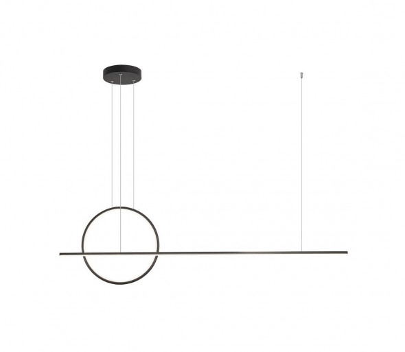 Redo 01-1735 - LED Żyrandol na lince GIOTTO LED/49W/230V czarny