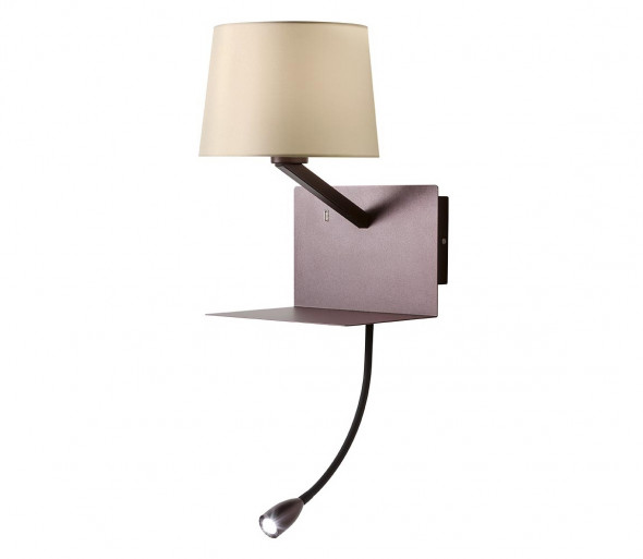 Redo 01-1808 - LED Kinkiet TOMO 1xE27/42W/230V+1xLED/3W