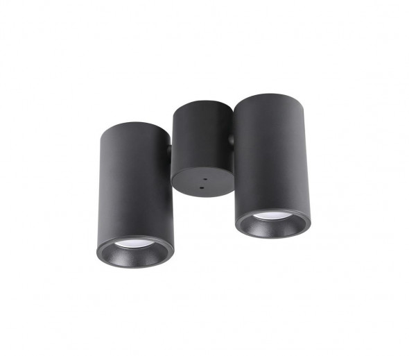 Reflektor HOBRO 2xGU10/10W/230V czarny