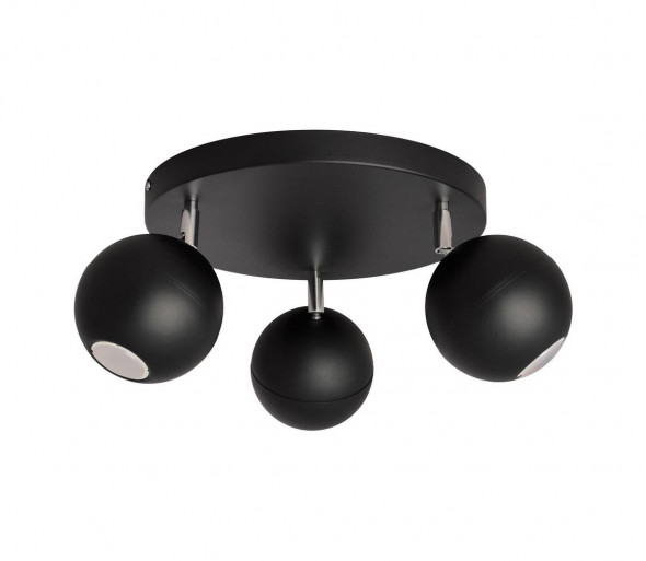 Reflektor MIDWAY 3xGU10/6W/230V czarny