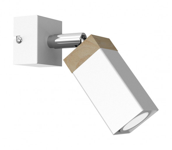 Reflektor ścienny SOLO 1xGU10/40W/230V biały