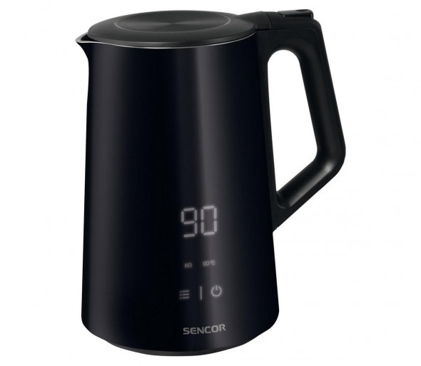 Sencor - Czajnik z termoregulacją 1,5 l 2200W/230V czarny