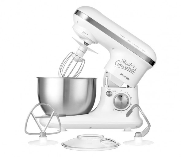 Sencor - Robot kuchenny z obrotową misą ze stali nierdzewnej 600W/230V