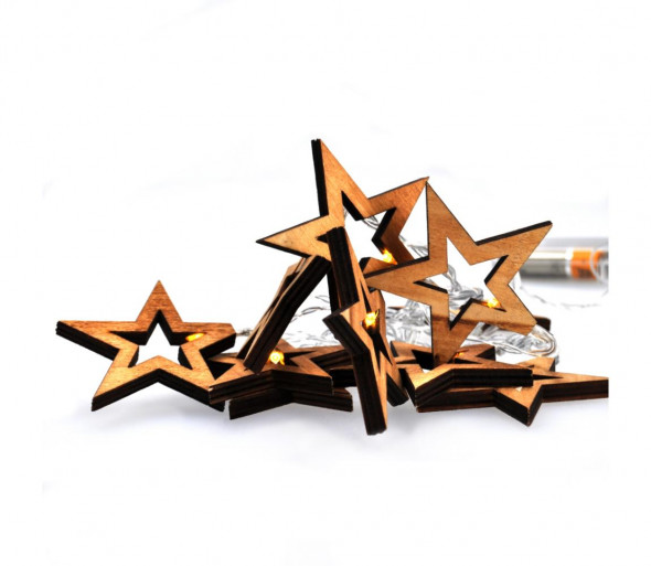 Solight 1V205 - LED Łańcuch świąteczny 10xLED/2xAA 1m