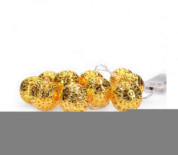 Solight 1V207-G - LED Łańcuch świąteczny 10xLED/2xAA 1m