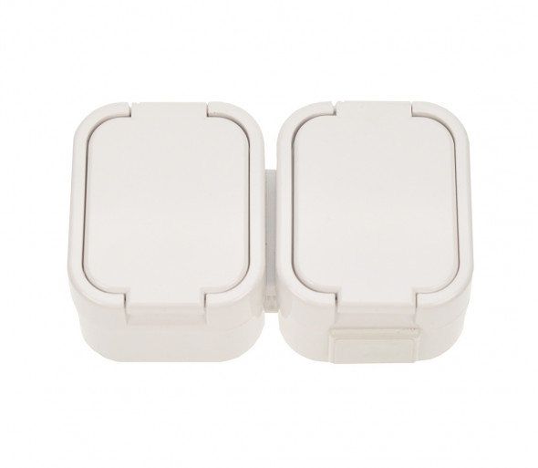 Solight 5D07 - Podwójne gniazdko do wilgotnego środowiska