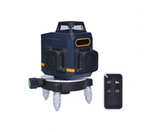 Solight LLM360 - Profesjonalna poziomica laserowa 4000 mAh 3,7V IP54 + pilot