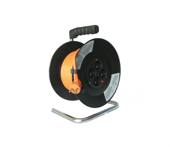 Solight PB04 - Przedłużacz bębnowy 50m pomarańczowy