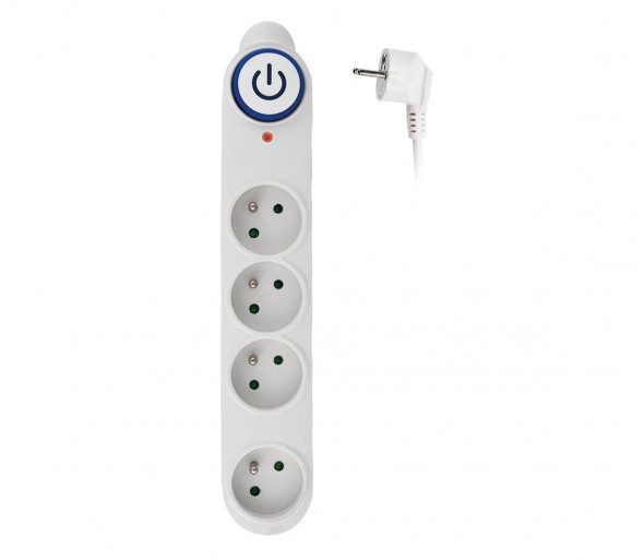 Solight PO46 - Przedłużacz z wyłącznikiem 1,5m