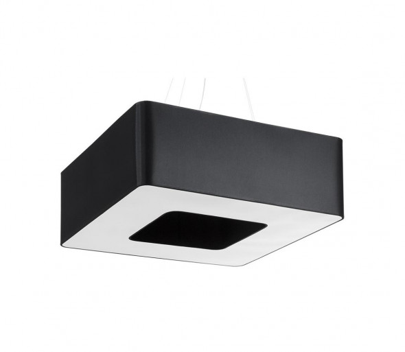 Sollux SL.0784 - Żyrandol na lince URANO 8xE27/60W/230V 60 cm czarny