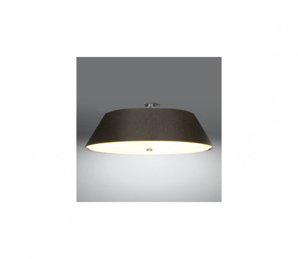 Sollux SL.0822 - Plafon VEGA 5xE27/60W/230V śr. 70 cm czarny