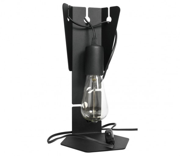 Sollux SL.0880 - Lampa stołowa ARBY 1xE27/60W/230V czarna