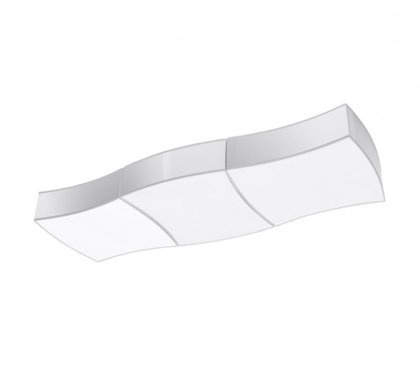 Sollux SL.1055 - Plafon SQUARE 6xE27/60W/230V biały