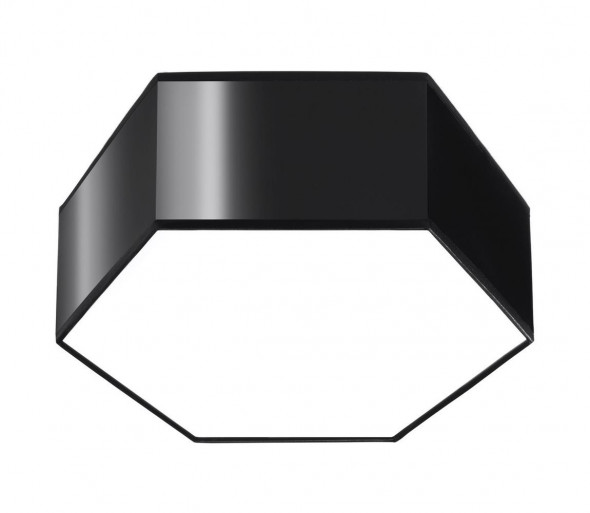 Sollux SL.1059 - Plafon SUNDE 2xE27/60W/230V 11,5 cm czarny