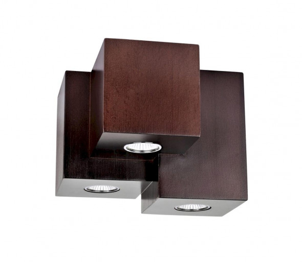 Spot-Light 2076376 - Plafon WOODDREAM 3xGU10/6W/230V