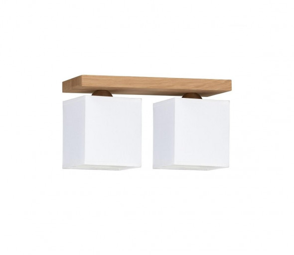 Spot-Light 2284274 - Plafon INGER 2xE27/25W/230V