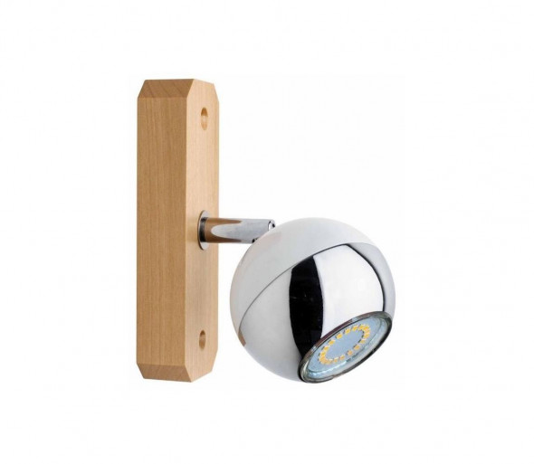 Spot-Light 2502160 - Reflektor ścienny BIANCA 1×GU10/50W/230V brzoza