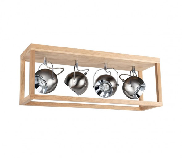 Spot-Light 5227474L - LED Oświetlenie punktowe ROY 4xGU10/5W/230V