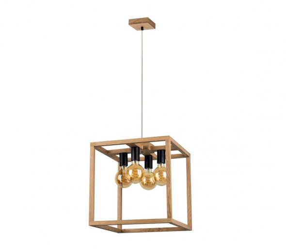 Spot-Light 61540474 - Żyrandol na lince KAGO 4xE27/60W/230V