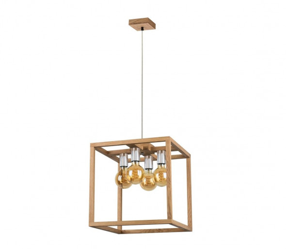 Spot-Light 61580474 - Żyrandol na lince KAGO 4xE27/60W/230V