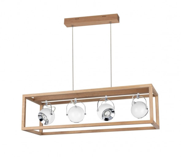 Spot-Light 61620474 - LED Żyrandol na lince ROY 4xGU10/5W/230V