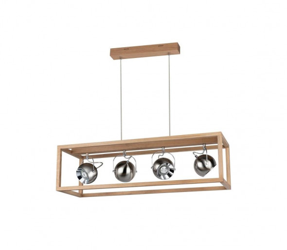 Spot-Light 61670474 - LED Żyrandol na lince ROY 4xGU10/5W/230V