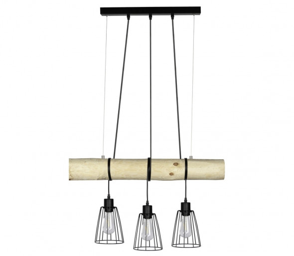 Spot-Light 68214304 - Żyrandol na lince TRABO 3xE27/60W/230V