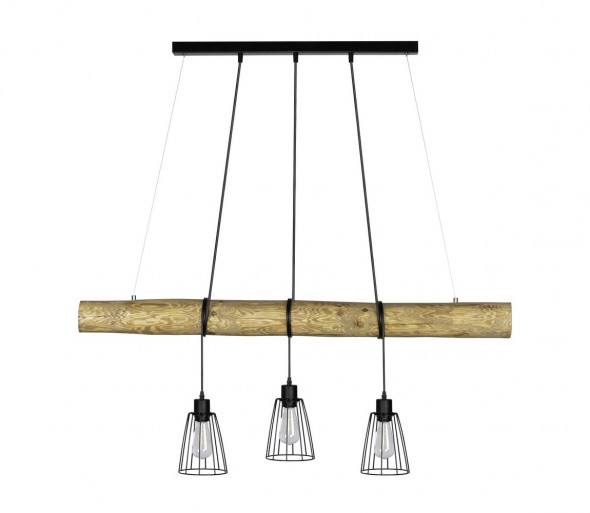 Spot-Light 69204304 - Żyrandol na lince TRABO 3xE27/60W/230V