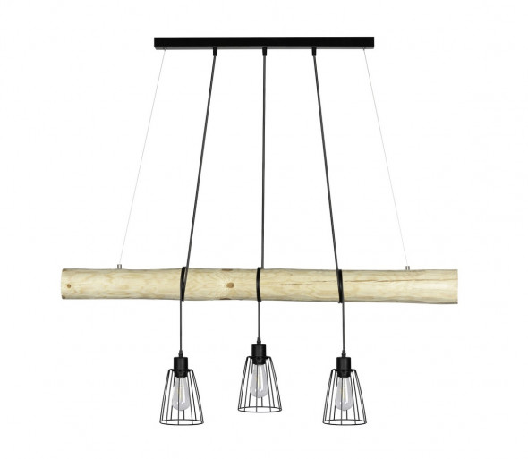 Spot-Light 69214304 - Żyrandol na lince TRABO 3xE27/60W/230V