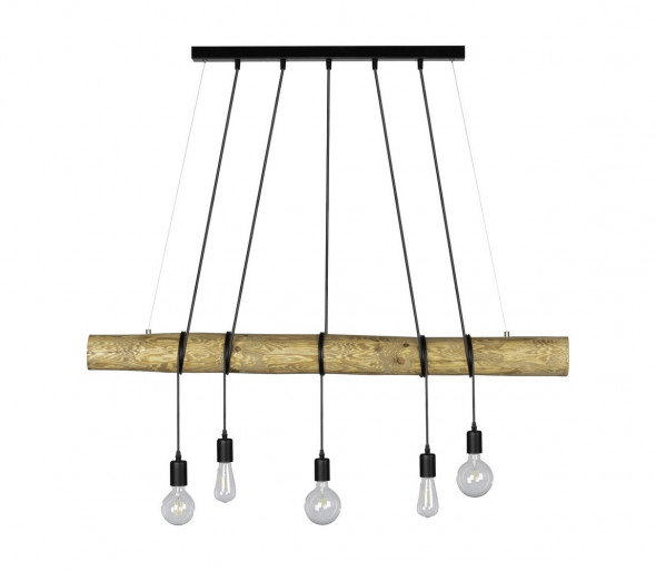 Spot-Light 69304504 - Żyrandol na lince TRABO 5xE27/60W/230V
