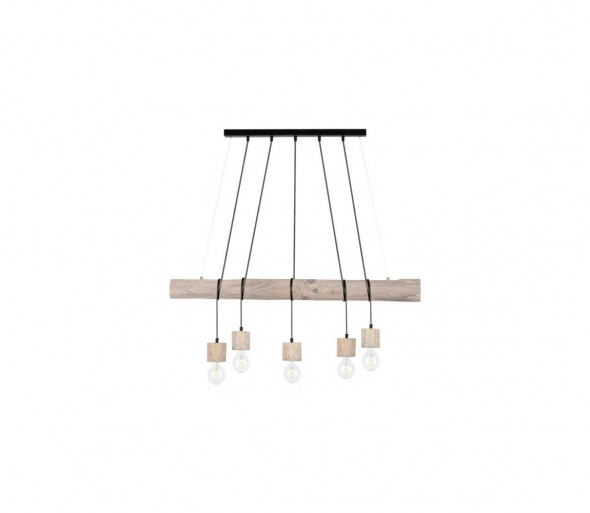 Spot-Light 69374504 - Żyrandol na lince TRABO 5xE27/60W/230V