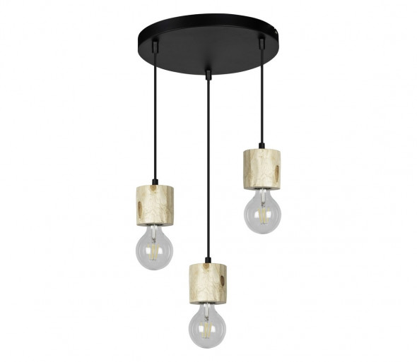 Spot-Light 7161350R - Żyrandol na lince PINO 3xE27/60W/230V
