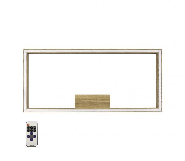 Spot-Light 91401174 - LED Plafon ściemnialny RAMME LED/34W/230V + pilot matowy dąb