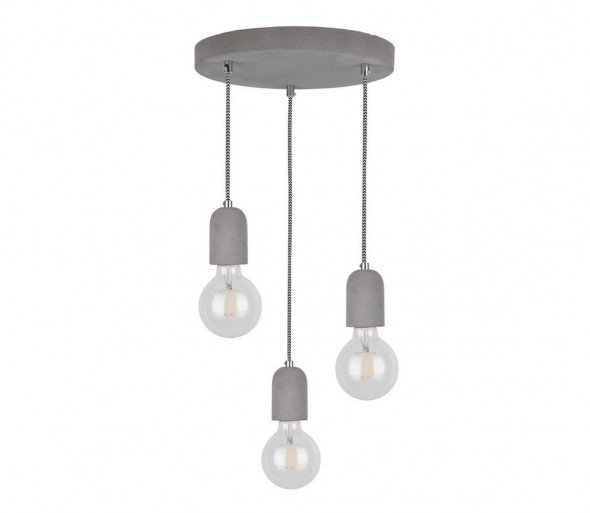 Spot-Light 9774336R - Żyrandol na lince AMORY 3xE27/60W/230V