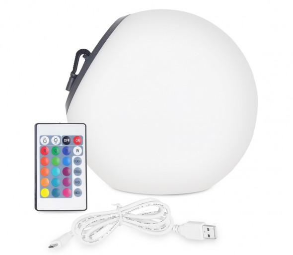Top Light BALL RGB RC - LED RGB Ściemnialne światło solarne LED/1.2W/3.7V IP44