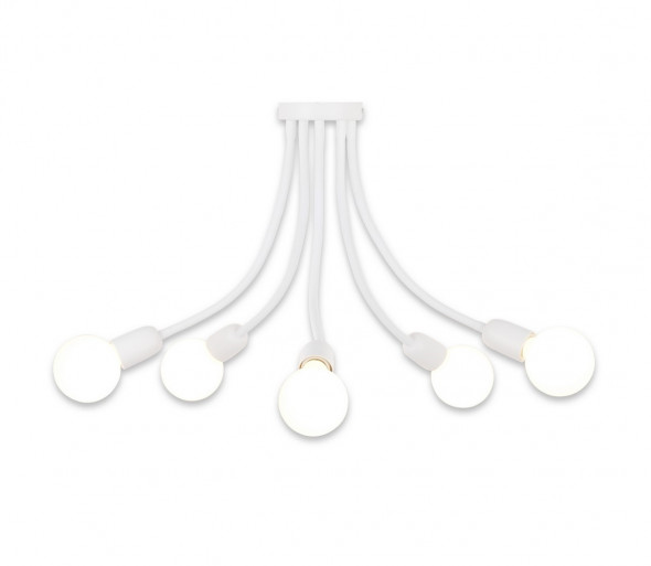Top Light Galileo 5 B - Żyrandol 5xE27/40W/230V biały