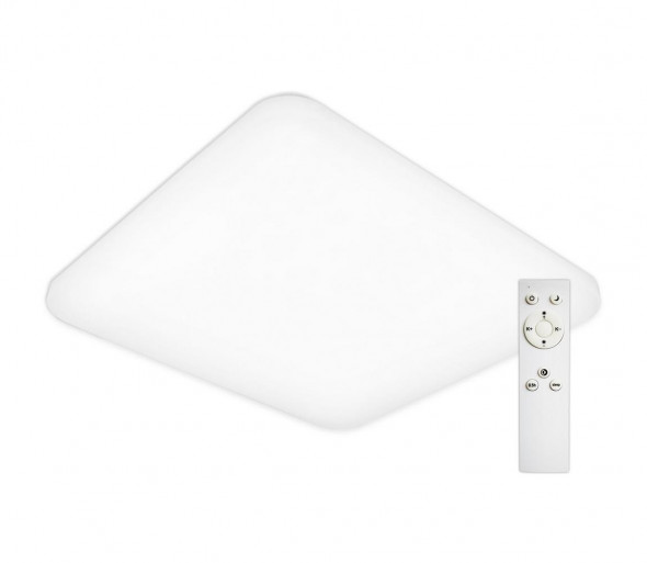 Top Light - LED Ściemniany plafon LED/100W/230V + pilot kwadrat