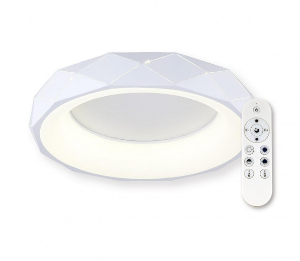 Top Light - LED Ściemniany plafon LED/45W/230V biały + pilot