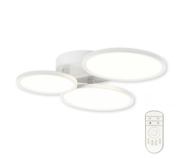 Top Light - LED Ściemniany zyrandol natynkowy LED/50W/230V biały + pilot