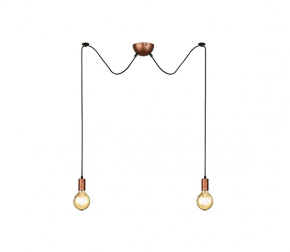 Trio - Żyrandol na lince CORD 2xE27/60W/230V