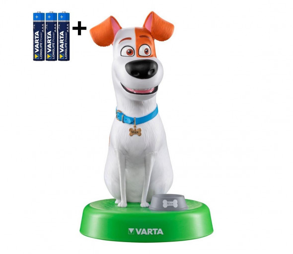 Varta 15641 - LED Dziecięca lampka THE SECRET LIFE OF PETS LED/3xAAA