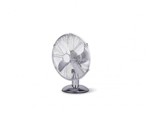 Wentylator stołowy 35W/230V śr. 30 cm błyszczący chrom