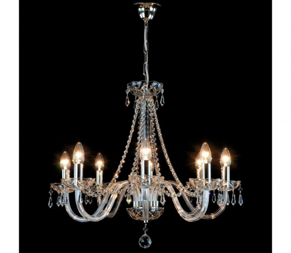 Wranovsky JWZ117082101 - Żyrandol kryształowy na łańcuchu BONTON 8xE14/40W/230V