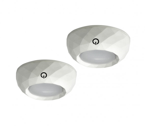 ZESTAW 2xLED Oświetlenie dotykowe LED/4,5V/3xAAA